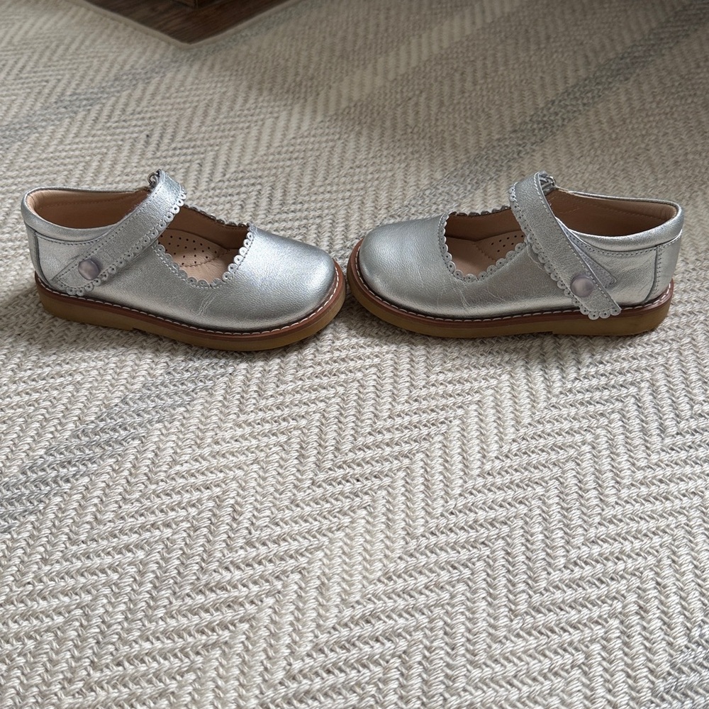 Silver Mary Jane Shoes - Picture 2 of 3